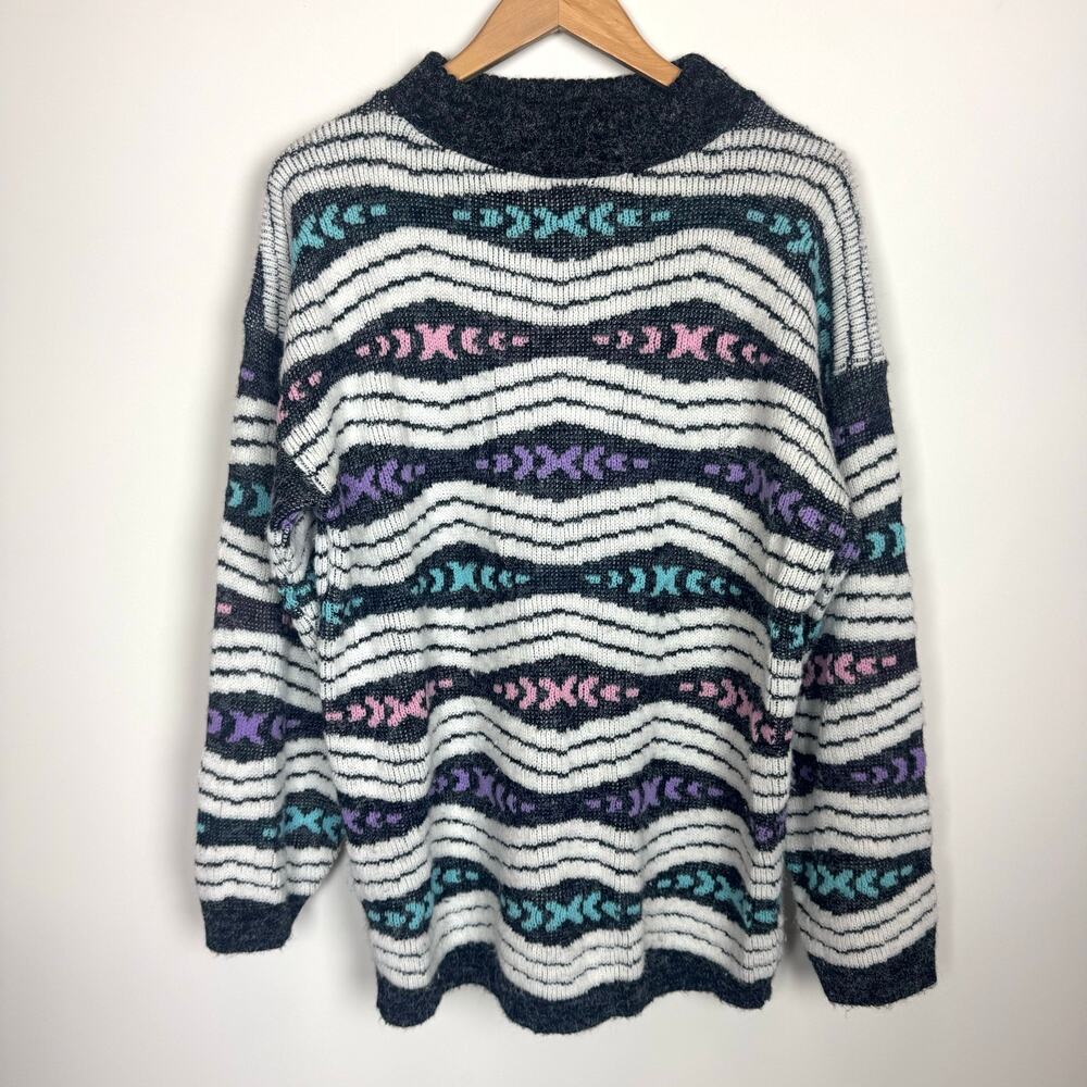 Sweaters by Jolie Vintage Knit Sweater Crewneck Multicolor